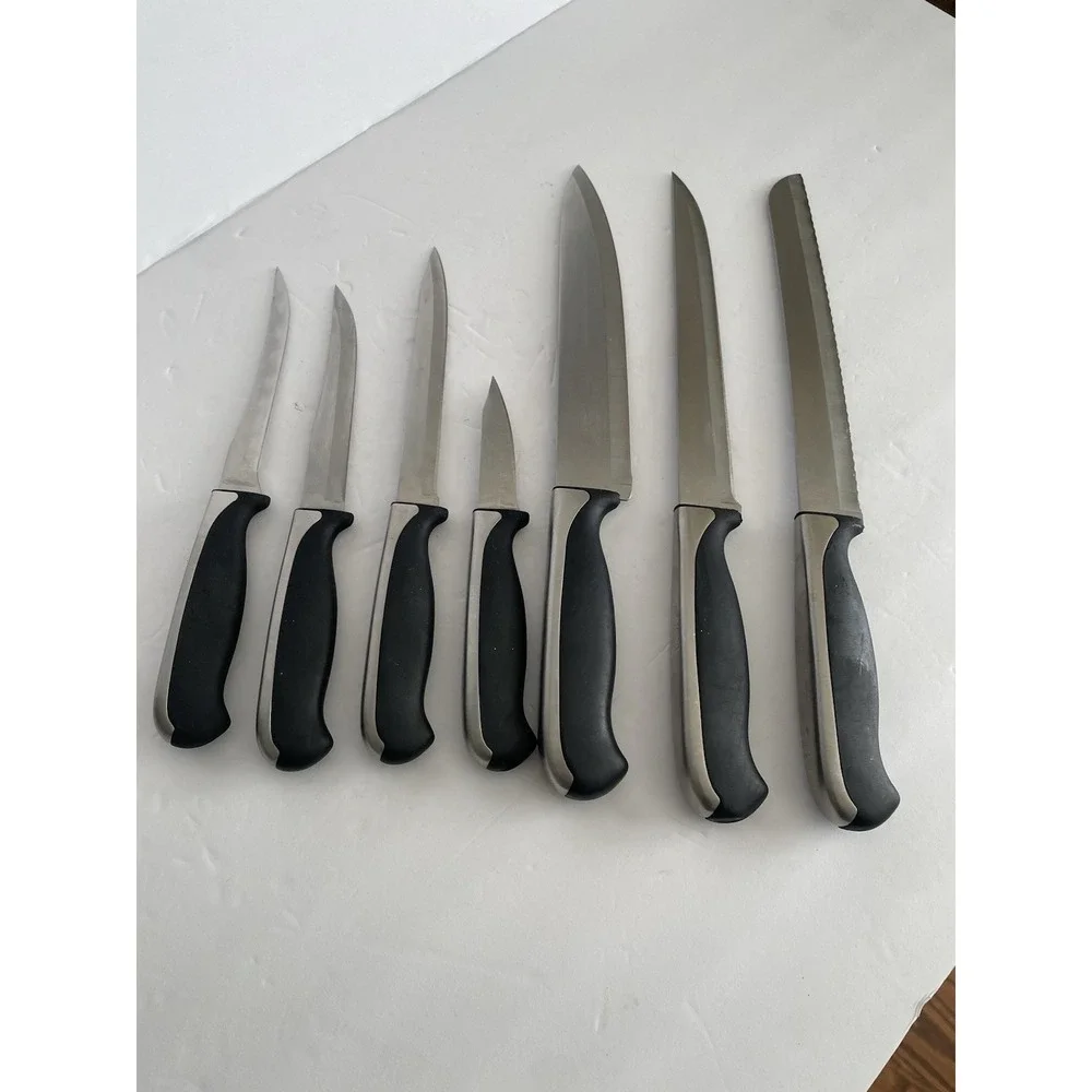 Henckels‎ International Synergy Knife Lot of 7 Chef Carving Utility Serrated